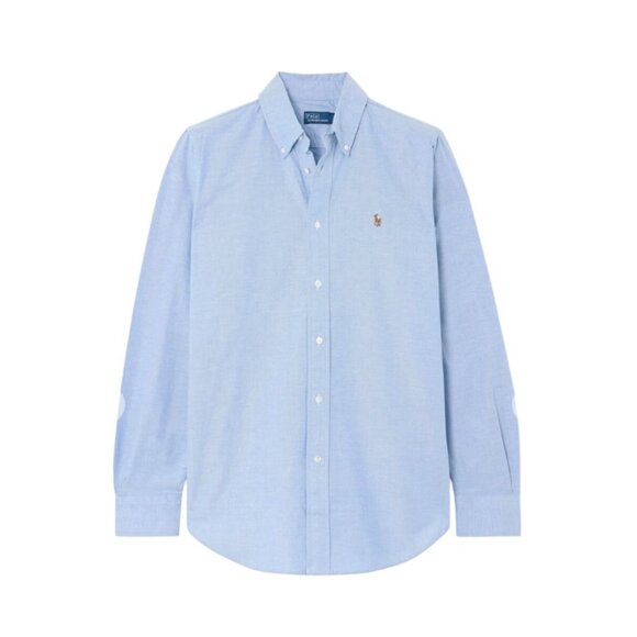 Ralph Lauren Light Blue Cotton Oxford Button Down With Jockey Logo - Picture 1 of 8